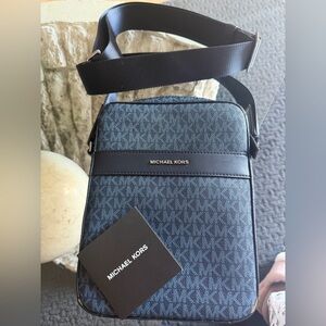 Michael Kors Navy Messenger Bag